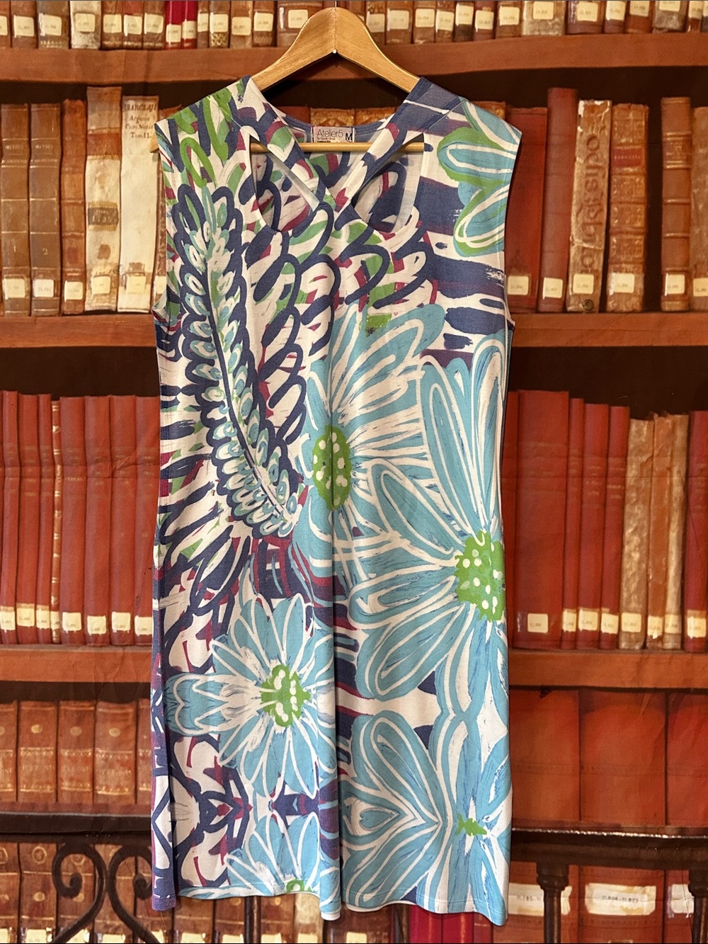 Atelier5 Gozde Yilmaz Floral Art to Wear Shift Dress M USA